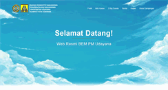 Desktop Screenshot of bem.unud.ac.id